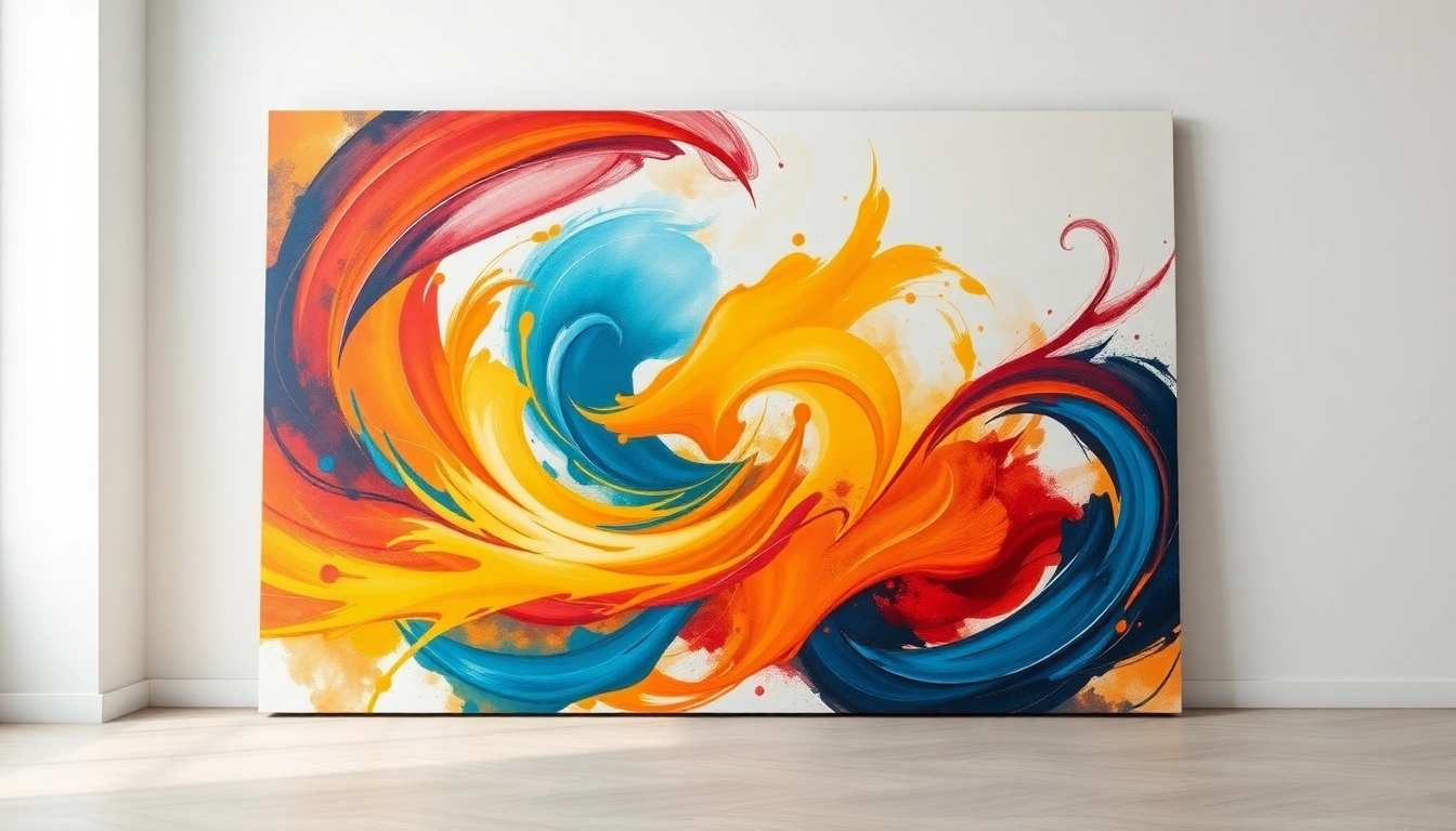 Elevate Your Space with Stunning Abstract Print On Canvas Creations