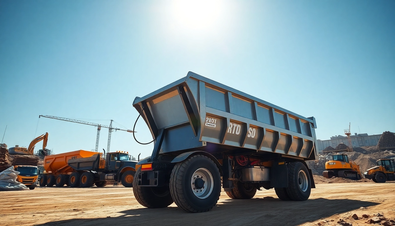 High-Quality Hydraulic Dump Trailers for Sale for Every Job